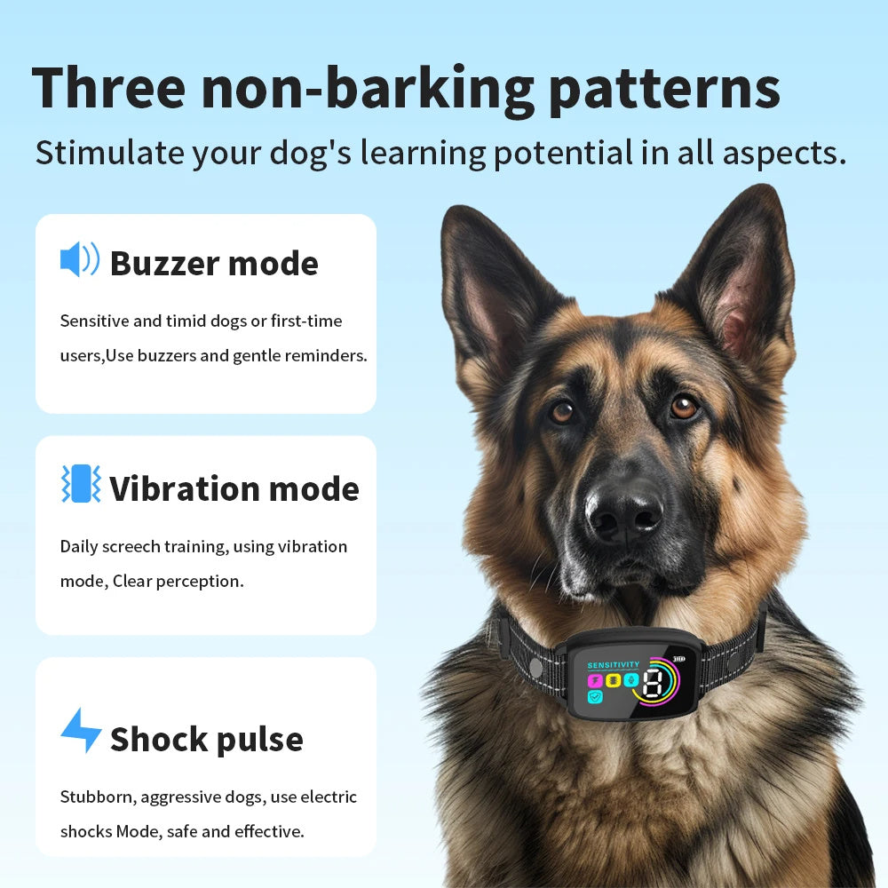 Smart Automatic Anti Bark Dog Collar